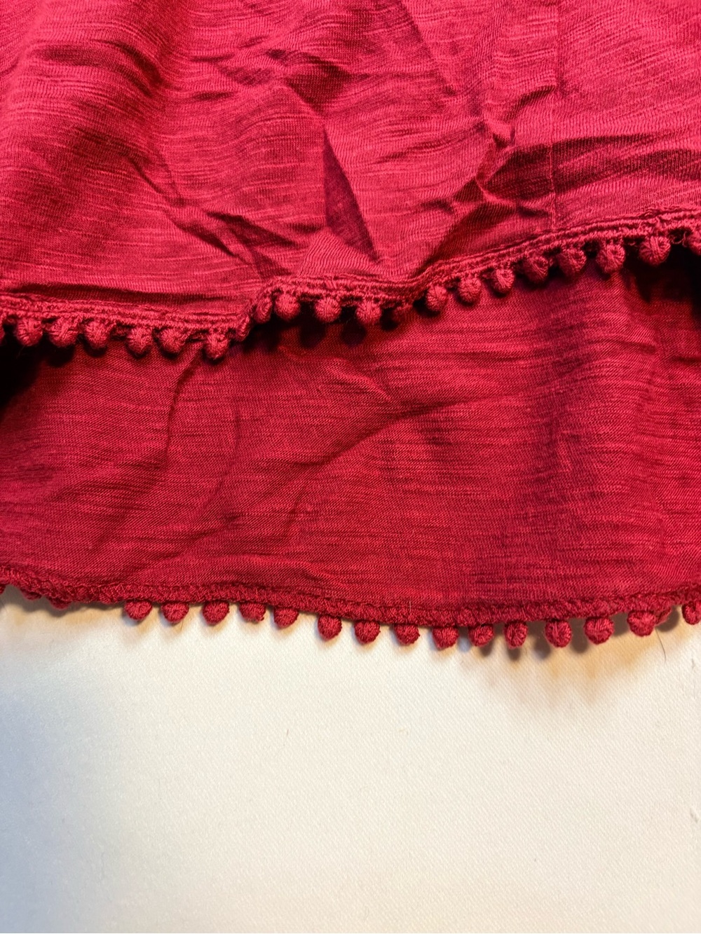 American Rag Raspberry Scoop Neck Crochet-Trim Tunic 2X - Picture 6 of 8